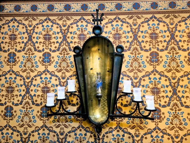 St. Michaelkerk in Schalkwijk, V&B-Mosaik "Georg", Foto: Hermann-Josef Heinen 2025