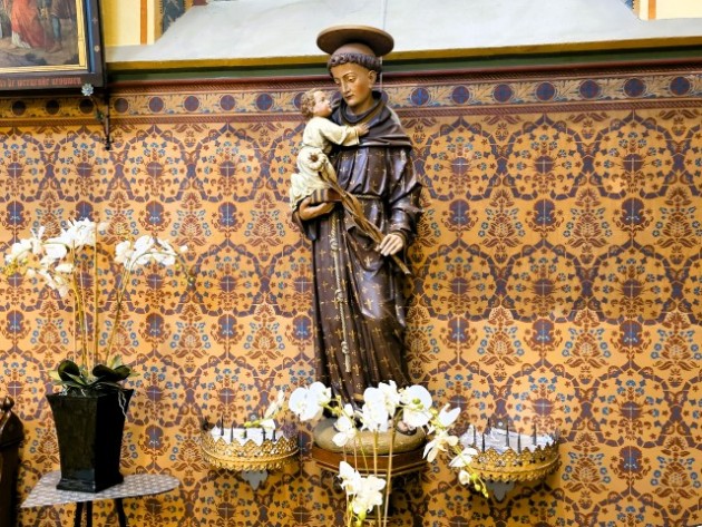 St. Michaelkerk in Schalkwijk, V&B-Mosaik "Georg", Foto: Hermann-Josef Heinen 2025