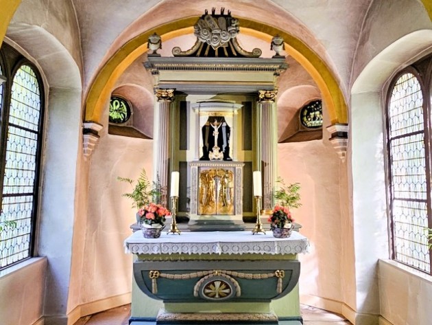 Altar in der Annaberg-Kapelle, Haltern am See, Foto: Heinen 2025