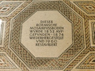 Römermosaik in Nennig, Foto: Hermann-Josef Heinen, Okt. 2022